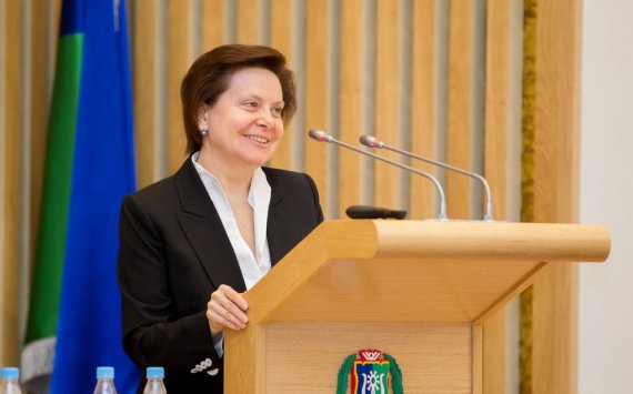 В Югре с ежегодным отчетом выступила губернатор Наталья Комарова